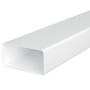 Воздуховод прямоугольный ЭРА 511ВП1 ПВХ (55х110 мм/1 м)