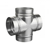 Крестовина круглая (оц. сталь) (125/125/125/125 мм)