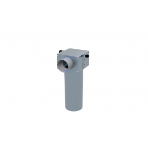Вентиляционный потолочный пленум Flexag PCP-100/75x1, D100, на 1 выxод, L=300 мм