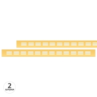 Вентиляционная решетка Благовест золото (500x40 мм) (2шт.)