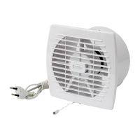 Накладной вентилятор Europlast E150 WP (провод и шнур-выключатель)