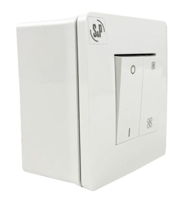 Переключатель скорости Regul-2 для двухскоростных вентиляторов Переключатель скорости Regul-2 для двухскоростных вентиляторов