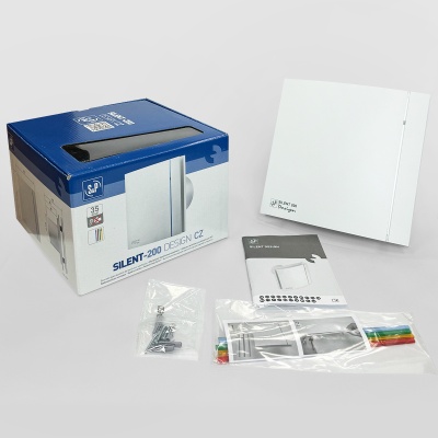 Накладной вентилятор Soler Palau SILENT-200 CZ MATT WHITE DESIGN 4C