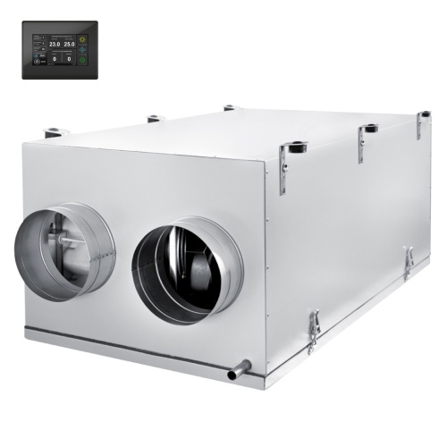 Приточно-вытяжная установка с пластинчатым рекуператором ФЬОРДИ ВПУ-CF-900/6-380/2 EC-H-BLG-M