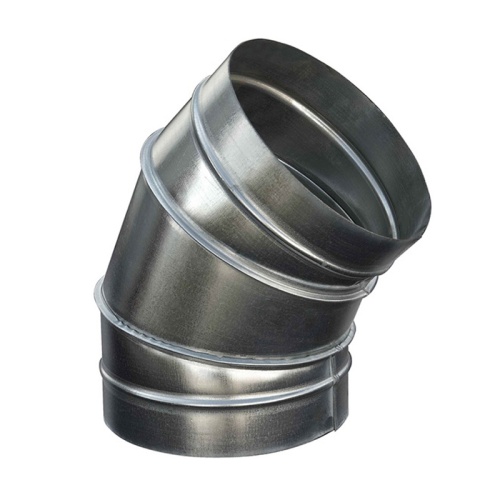 Отвод 45° круглый (оц. сталь) (160 мм)