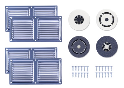 Вентиляционный клапан ДомВент ДверВент коричневый Вентиляционный клапан ДомВент ДверВент коричневый