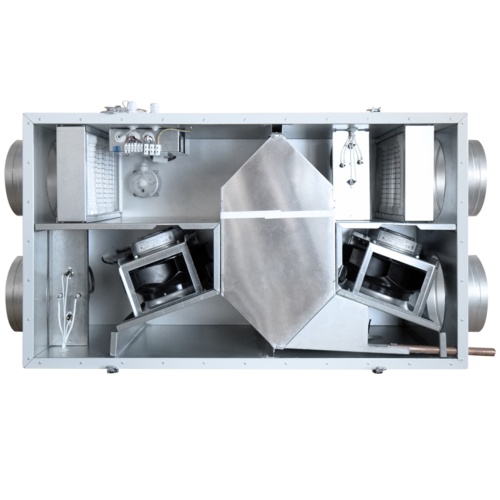 Приточно-вытяжная установка с пластинчатым рекуператором ФЬОРДИ ВПУ-CF-700/4,5-230/1 EC-H-BLG-M