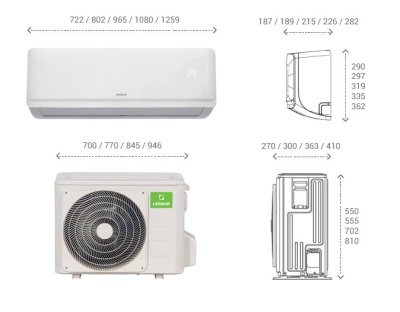 Настенная сплит-система LESSAR LS-H09KPA2 / LU-H09KPA2