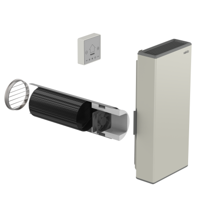 Компактный рекуператор воздуха VAKIO BASE