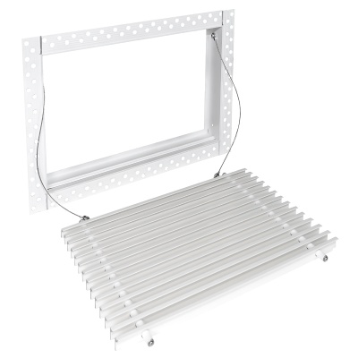 Вентиляционная решетка Brofer FUTURE 15 белая (400x150 мм)