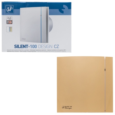 Вытяжной вентилятор Soler Palau SILENT-100 CZ GOLD DESIGN 4C 