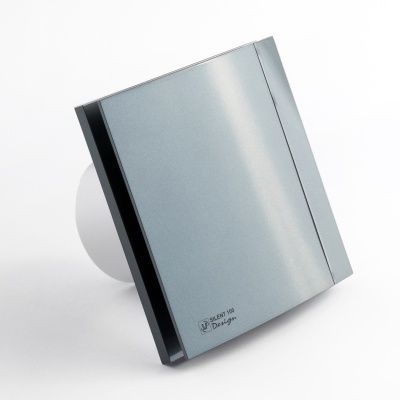 Накладной вентилятор серого цвета Soler Palau SILENT-100 CZ GREY DESIGN 4C