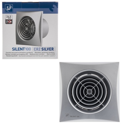 Вытяжной вентилятор Soler Palau SILENT-100 CRZ SILVER