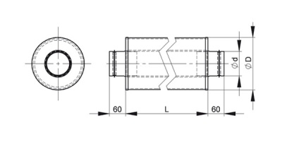 Шумоглушитель 100/0,5