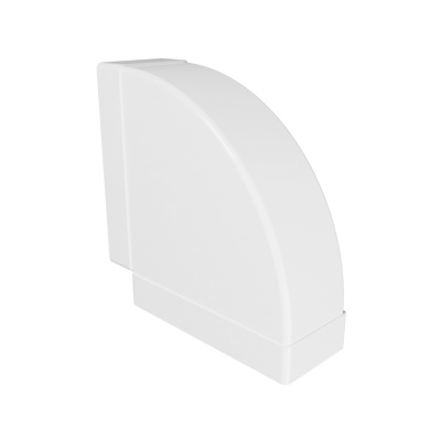 Отвод 90º горизонтальный (пластиковый) ЭРА 922КГП (220x90 мм) Отвод 90º горизонтальный (пластиковый) ЭРА 922КГП (220x90 мм)