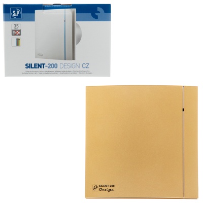 Накладной вентилятор Soler Palau SILENT-200 CZ GOLD DESIGN 4C