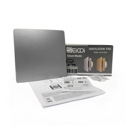 Накладной вентилятор Seicoi Floxy Design 100 Silver (SMAZ04-01 silver)
